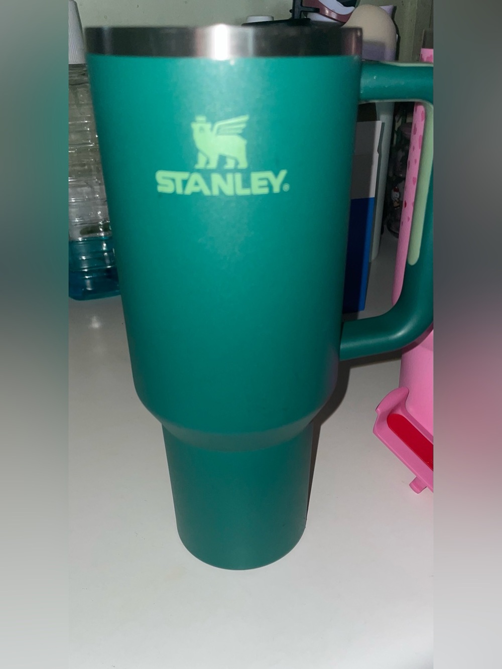 Stanley Teal Travel Mug with Handle